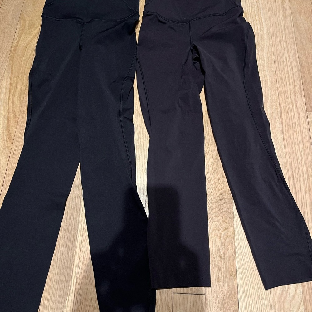 lululemon athletica Black Boot Cut & Flare Pants